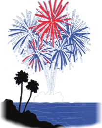 Laguna fireworks